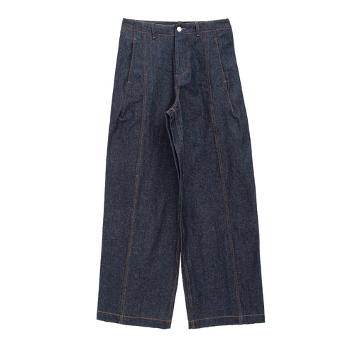 YMC Displaced Seam Jean Indigo P5ZAB 198908130858 Front Degliuberti